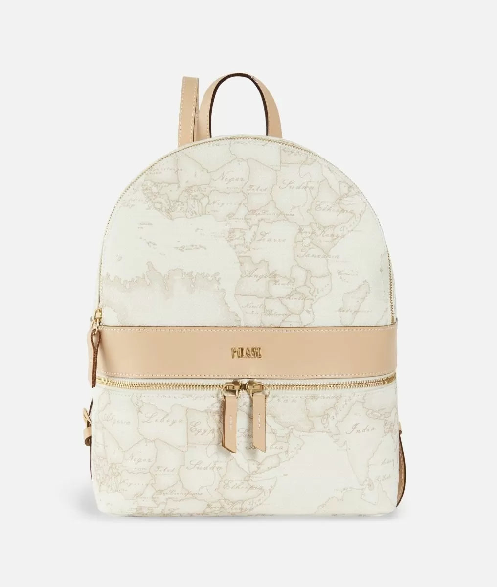 Alviero Martini zaino grande Geo White