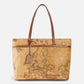 Alviero Martini borsa shopping con inserto in pelle Geo Classic