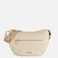 Alviero Martini borsa a mezzaluna Nylon Eco Vibe avorio