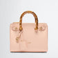 Borsa satchel media con manici effetto bamboo - Maquis dal 1989