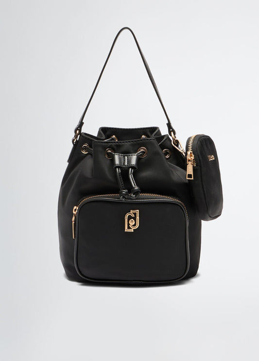 Borsa a secchiello grande nero