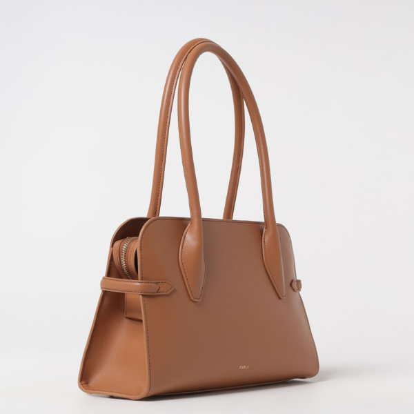 Furla borsa a spalla Goccia brandy