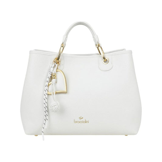 Borsa a Mano Braccialini BETH –  Bianco