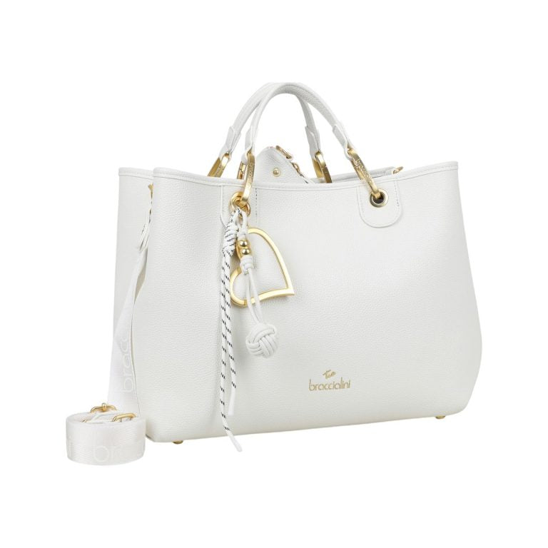 Borsa a Mano Braccialini BETH –  Bianco - Maquis dal 1989