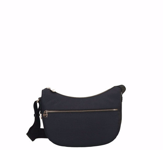 Borbonese borsa Luna Bag Small dark black - Maquis dal 1989