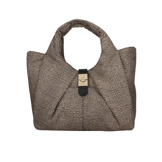 Borbonese cortina borsa shopping nero - Maquis dal 1989