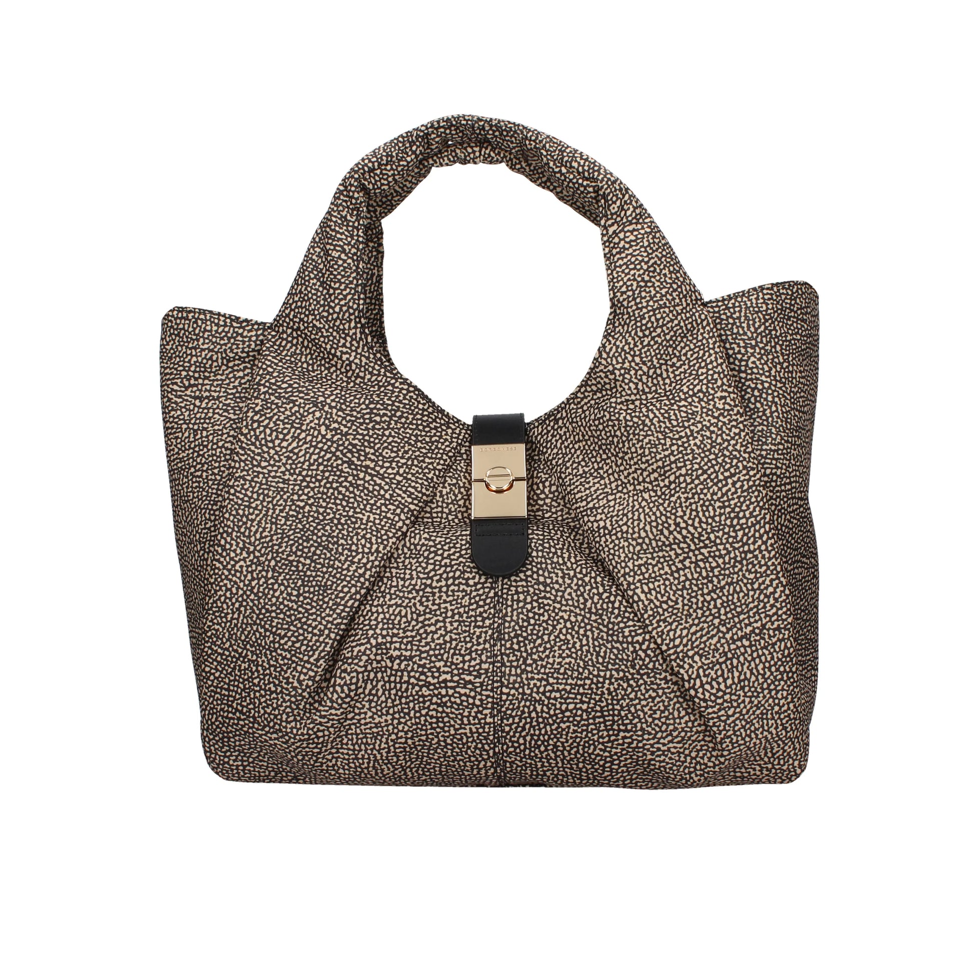 Borbonese cortina borsa shopping nero - Maquis dal 1989