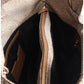 Borbonese cortina borsa shopping beige marrone - Maquis dal 1989