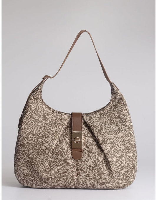 Borbonese cortina hobo beige marrone - Maquis dal 1989